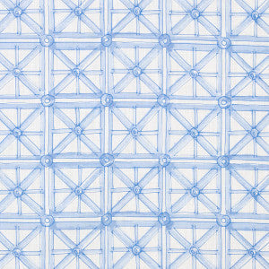 Schumacher Fabric Portail Francais Indoor/Outdoor Sky 180772