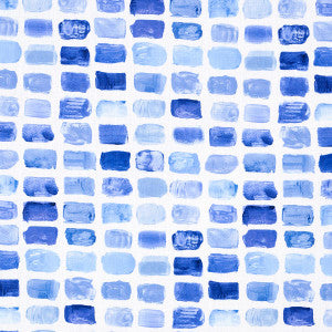 Schumacher Fabric Palette Indoor/Outdoor Lapis 180780