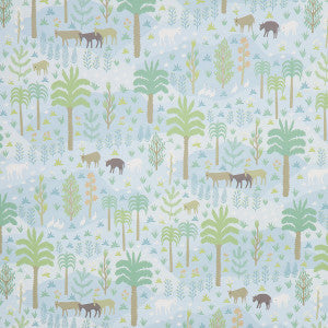 Schumacher Wallpaper Las Colinas Blue 5013981