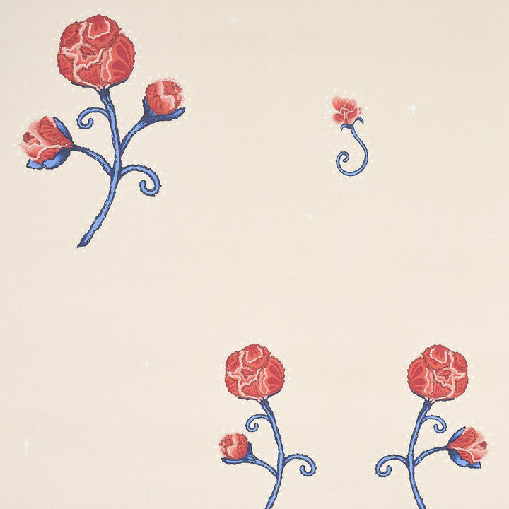 Rhinestone Cowboy Poppy 5014580 by Schumacher Designer Wallpaper Backdrop 27.0" - Swanky Fabrics -