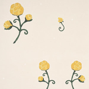 Schumacher Wallpaper Rhinestone Cowboy Bright Yellow 5014581