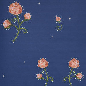 Schumacher Wallpaper Rhinestone Cowboy Clean Blue 5014582