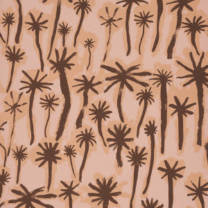 Schumacher Wallpaper Palmitas Coral 5014600