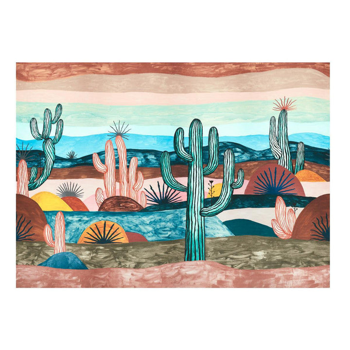 Desert Scape Prismatic 5014610 by Schumacher Designer Wallpaper Abel Macias 200.0" - Swanky Fabrics -