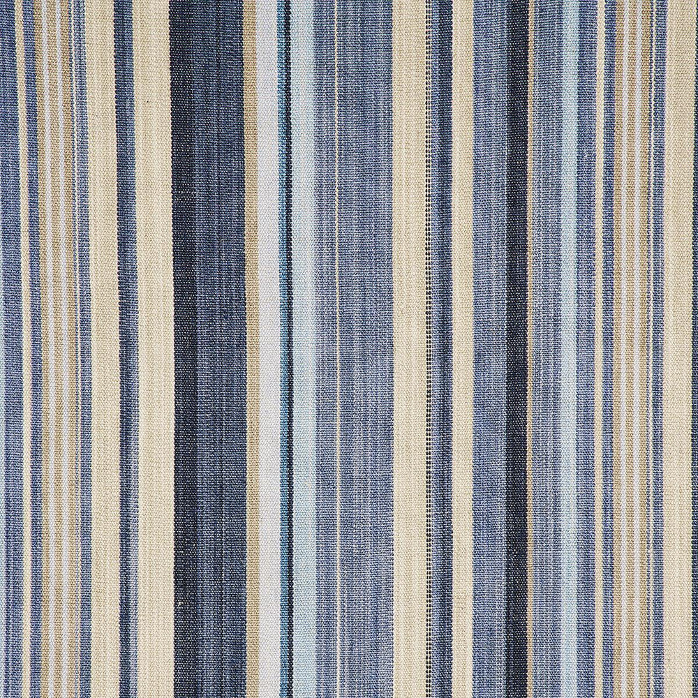 Nevado Denim Blue 74412 by Schumacher Designer Fabric Open Sky 18.0" - Swanky Fabrics -