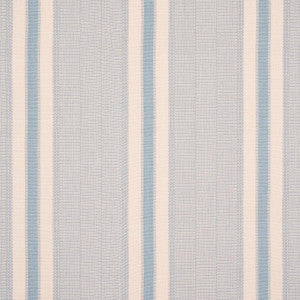 Schumacher Fabric Ipala Hand Woven Stripe Sky 78834