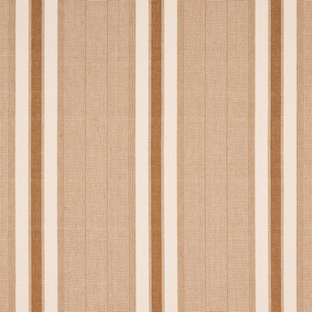 Ipala Hand Woven Stripe Carmel 78835 by Schumacher Designer Fabric A Rum Fellow 9.38" - Swanky Fabrics -