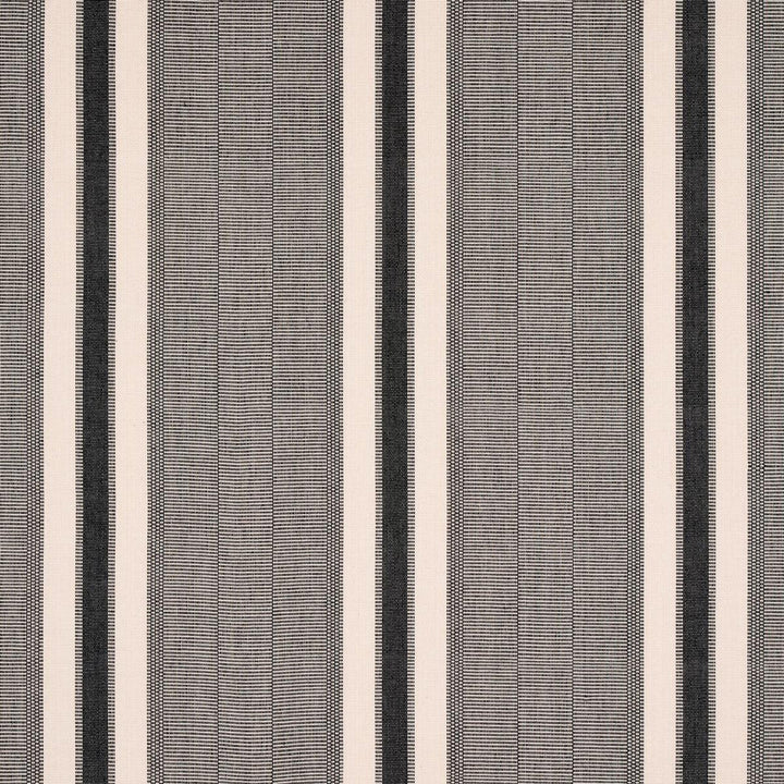 Ipala Hand Woven Stripe Pitch 78836 by Schumacher Designer Fabric A Rum Fellow 9.38" - Swanky Fabrics -