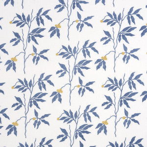 Schumacher Fabric Lilla Embroidery Blue 80432