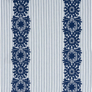 Schumacher Fabric Joelle Stripe Blue 81541