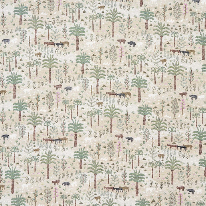 Las Colinas Scenic Tapestry Natural 81962 by Schumacher Designer Fabric Uncommon Threads 29.0" - Swanky Fabrics -