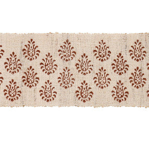 Schumacher Trim Leila Hand Block Matka Tape Sienna 82131