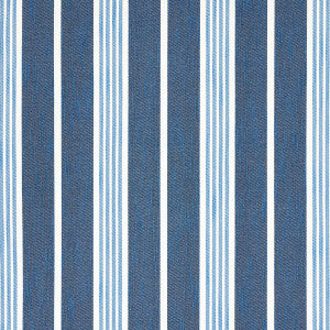Schumacher Fabric Hampton Stripe Indoor/Outdoor Indigo 82300