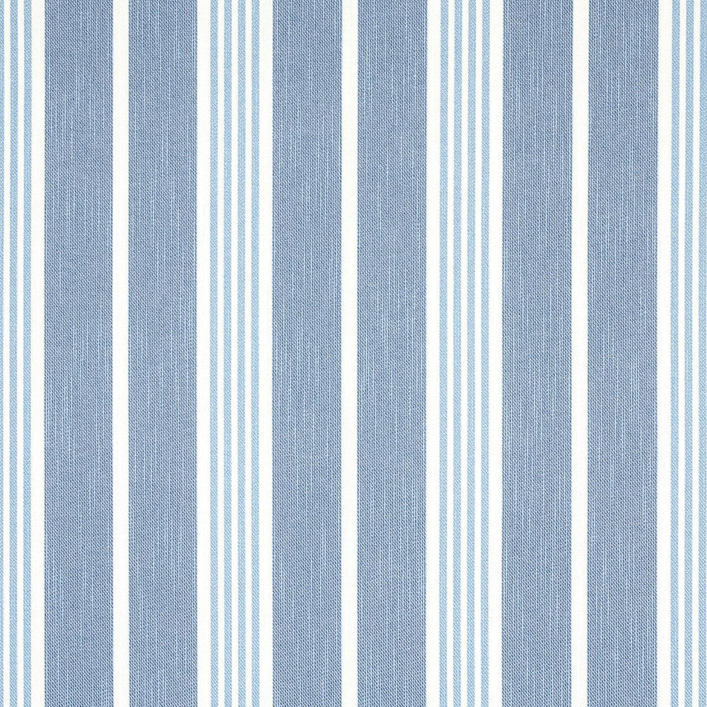 Hampton Stripe Indoor/Outdoor Pool 82301 by Schumacher Designer Fabric Mary Mcdonald 6.75" - Swanky Fabrics -