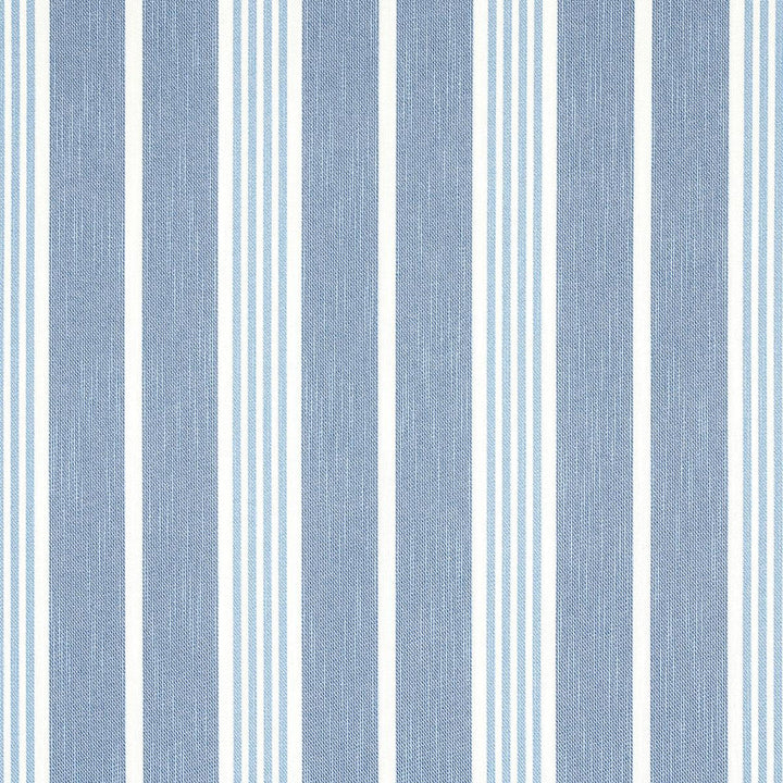 Hampton Stripe Indoor/Outdoor Pool 82301 by Schumacher Designer Fabric Mary Mcdonald 6.75" - Swanky Fabrics -