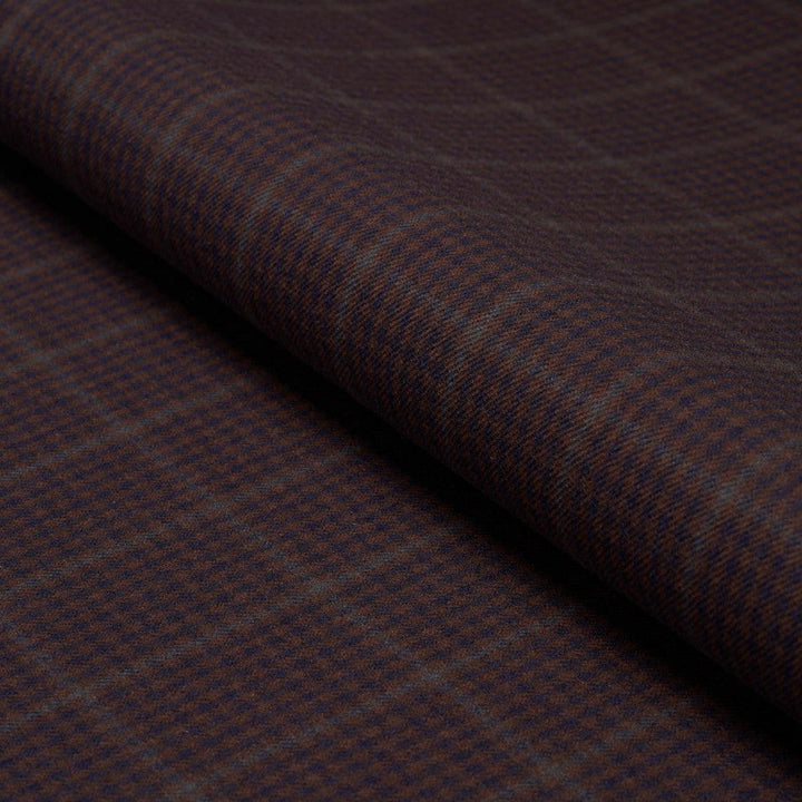 Aldridge Wool Houndstooth Burgundy 82332 by Schumacher Designer Fabric Patterson Flynn 2.12" - Swanky Fabrics -