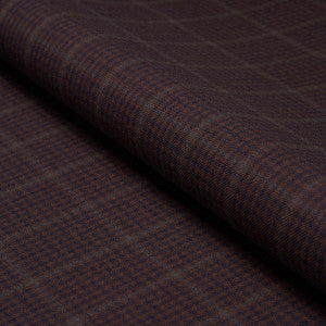 Schumacher Fabric Aldridge Wool Houndstooth Burgundy 82332