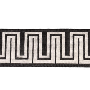 Schumacher Trim Zeus Indoor/Outdoor Tape Black 82442