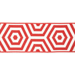 Schumacher Trim Bees Knees Indoor/Outdoor Tape Red 82450