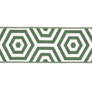 Schumacher Trim Bees Knees Indoor/Outdoor Tape Green 82451