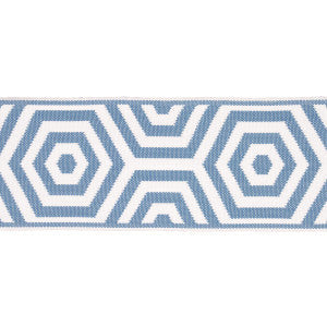 Schumacher Trim Bees Knees Indoor/Outdoor Tape Sky 82453