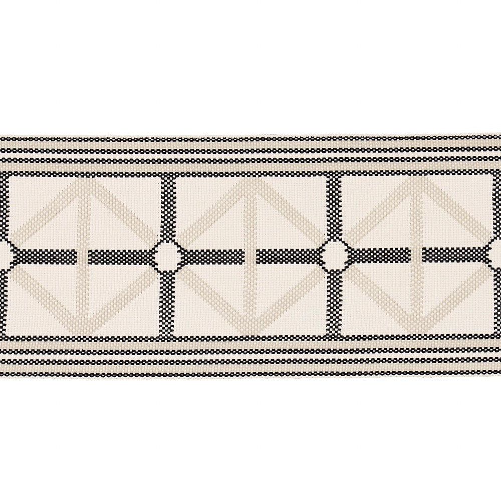 Napoleon Indoor/Outdoor Tape Dove 82462 by Schumacher Designer Trim Mary Mcdonald 2.0" - Swanky Fabrics -