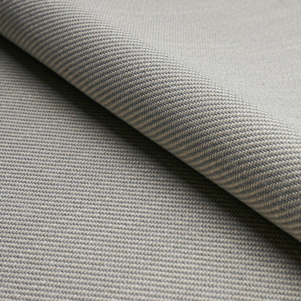Outdoor Heavyweight Twill Grey 82582 by Schumacher Designer Fabric Patterson Flynn - Swanky Fabrics -