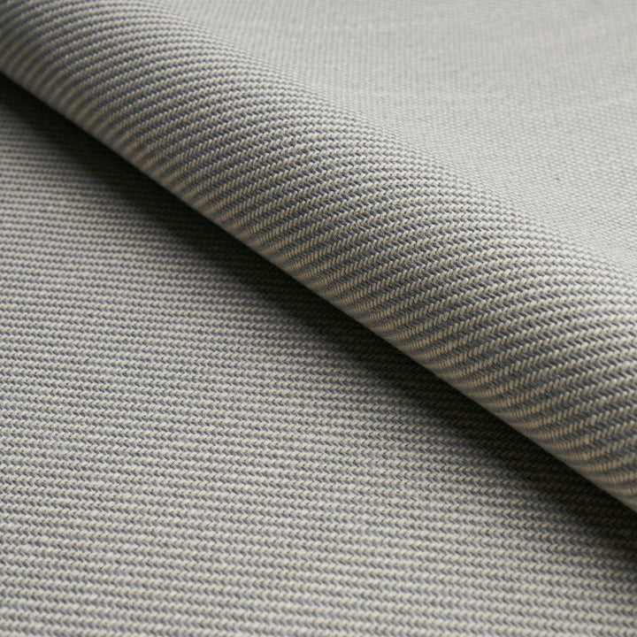 Outdoor Heavyweight Twill Grey 82582 by Schumacher Designer Fabric Patterson Flynn - Swanky Fabrics -
