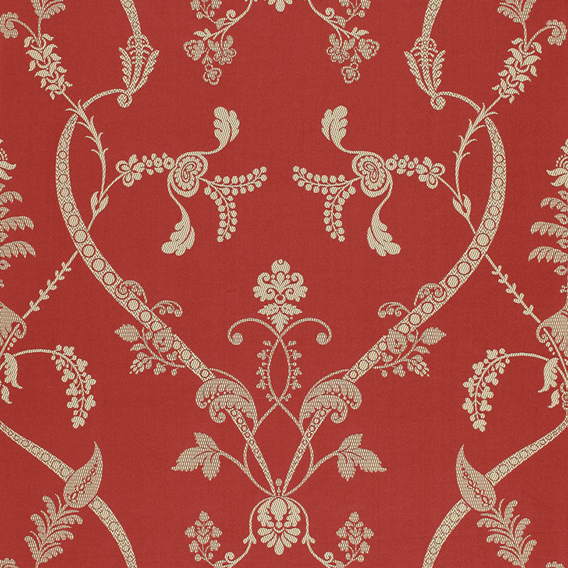 Parc Monceau Grenadine 68622 by Schumacher Designer Fabric TIMOTHY CORRIGAN POLYESTER 65% SILK 20% INDIA MARTINDALE 10,000 </p><p>Repeat: Horizontal: 27 3/4" (70CM) and Vertical: 27 7/8" (71CM) 55.5 - Swanky Fabrics -