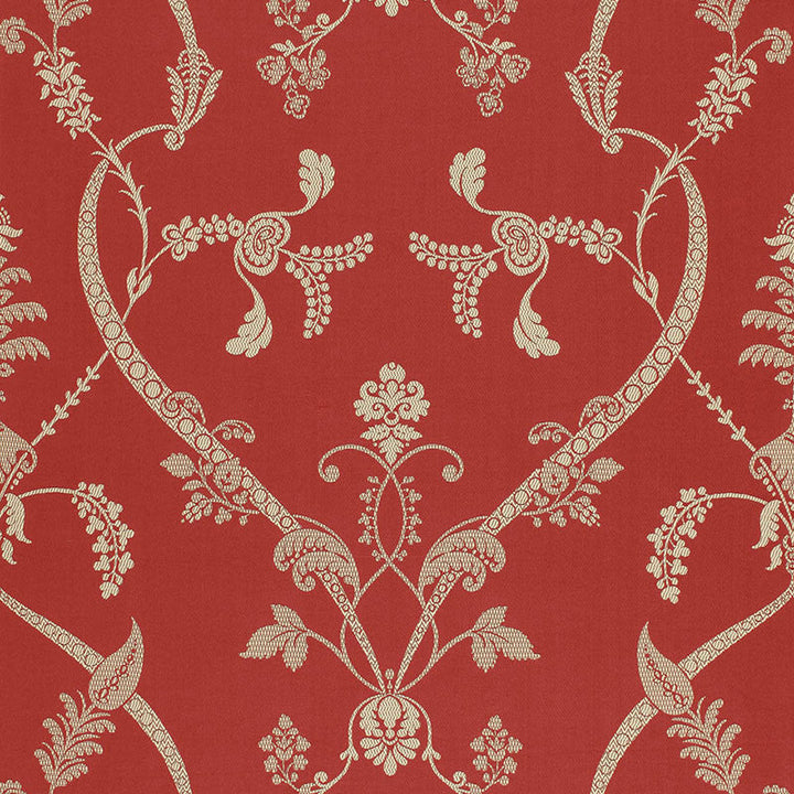 Parc Monceau Grenadine 68622 by Schumacher Designer Fabric TIMOTHY CORRIGAN POLYESTER 65% SILK 20% INDIA MARTINDALE 10,000 </p><p>Repeat: Horizontal: 27 3/4" (70CM) and Vertical: 27 7/8" (71CM) 55.5 - Swanky Fabrics -
