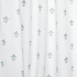 Schumacher Fabric Rubia Sheer Sky 82551