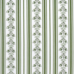 Schumacher Fabric Delft Stripe Green 180661