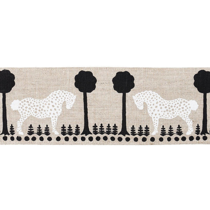 Polka Dot Pony Tape Natural 82810 by Schumacher Designer Trim Folly Cove - Swanky Fabrics -