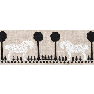 Schumacher Trim Polka Dot Pony Tape Natural 82810