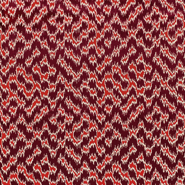 Serenissimo Velvet Rouge 68672 by Schumacher Fabric Schumacher Fabric Serenissimo Velvet Rouge 68672Fabric VISCOSE 100% BELGIUM </p><p>Repeat: H: HORZ. 13 3/8" (34CM) , V: VERT. 13" (33CM) 53.5 - Fabric Carolina -