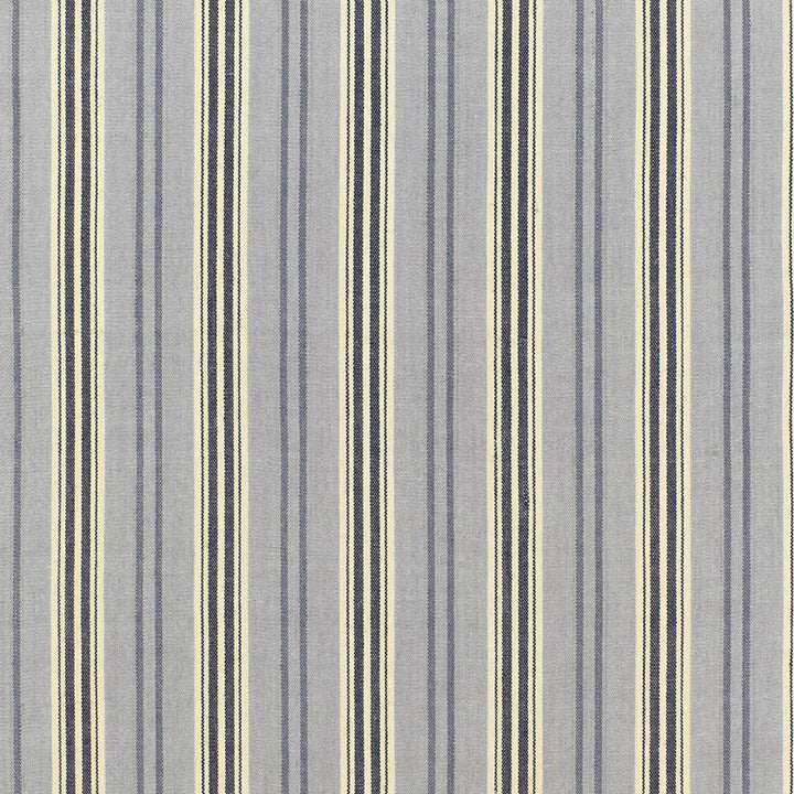 Loire Jute Stripe Bleu 68690 by Schumacher Designer Fabric CHROMA SP14 JUTE 70% COTTON 30% INDIA MARTINDALE 10,000 </p><p>Repeat: Horizontal: 4 3/4" (12CM) and Vertical: 53 - Swanky Fabrics -