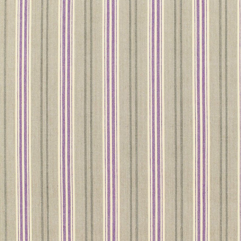 Loire Jute Stripe Iris 68692 by Schumacher Designer Fabric CHROMA SP14 See Sample INDIA MEDIUM DUTY </p><p>Repeat: Horizontal: 4 3/4" (12CM) and Vertical: - 53" WIDE (135CM) - Swanky Fabrics -
