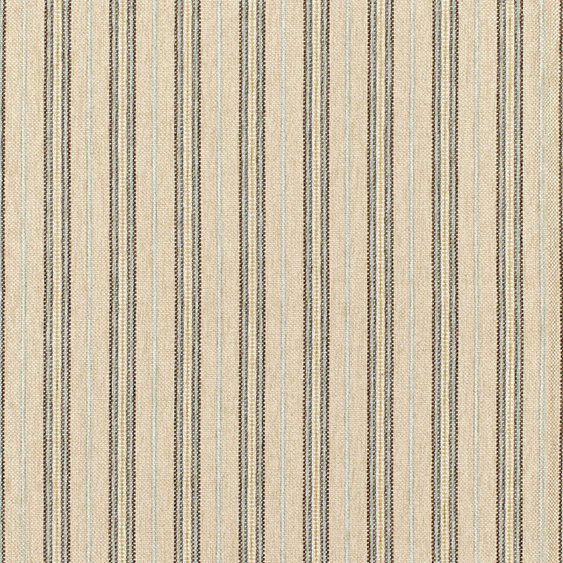 Toscana Stripe Stone 68733 by Schumacher Designer Fabric CHROMA SP14 See Sample TURKEY HEAVY DUTY </p><p>Repeat: Horizontal: - and Vertical: 3" (8CM) 54" WIDE (137CM) - Swanky Fabrics -
