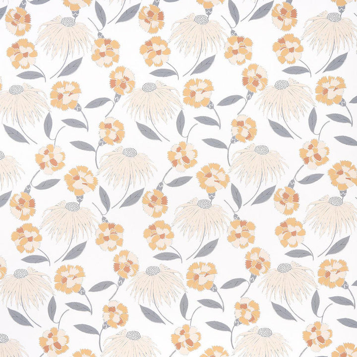 Bouquet Toss Toast 5013842 by Schumacher Designer Wallpaper Moon River 18.0" - Swanky Fabrics -