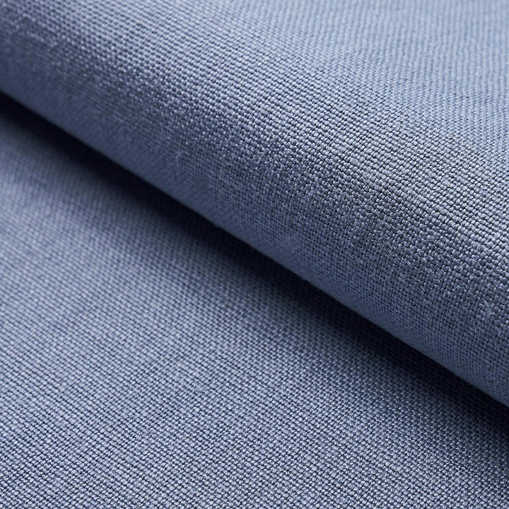 Piet Performance Linen Delft 82604 by Schumacher Designer Fabric Perfect Basics: Linen - Swanky Fabrics -