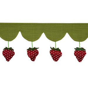 Schumacher Trim Strawberry Jam Green 82250