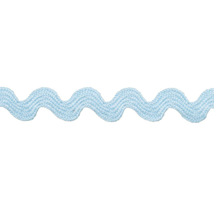Ric Rac Tape Small Pale Blue 82707 by Schumacher Designer Trim New Old-Fashioned - Swanky Fabrics -