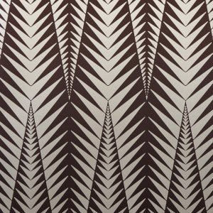 Schumacher Wallpaper Zebra Brown Silver 5015061