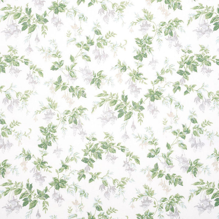 Garden Gate Chintz Grey 178682 by Schumacher Designer Fabric Moon River 13.5" - Swanky Fabrics -