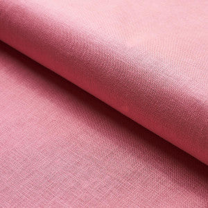 Schumacher Fabric Lange Glazed Linen Pink 82681