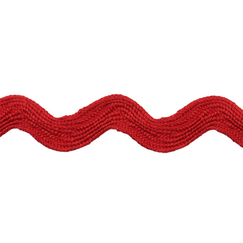 Ric Rac Tape Large Rosso 82723 by Schumacher Designer Trim New Old-Fashioned - Swanky Fabrics -