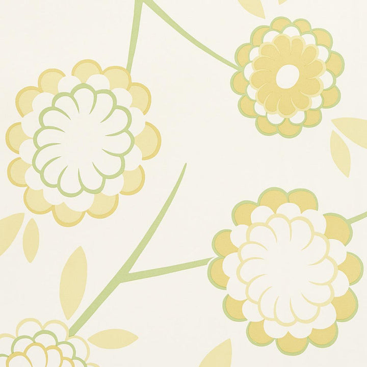 Birdtree Mimosa 5014992 by Schumacher Designer Wallpaper Neisha Crosland 20.5" - Swanky Fabrics -