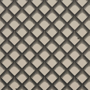 Schumacher Wallpaper Maize Black & Cream 5015040