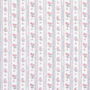 Schumacher Fabric Cabanon Stripe Rose 175965