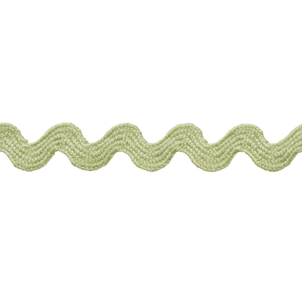 Ric Rac Tape Small Celadon 82702 by Schumacher Designer Trim New Old-Fashioned - Swanky Fabrics -